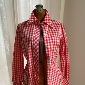 Vintage Red Checkered Shirt